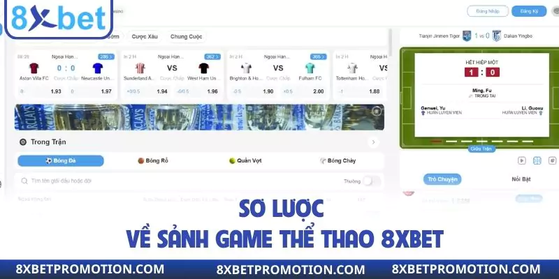 Sơ lược về sảnh game thể thao 8xbet
